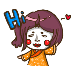 [LINEスタンプ] 幾何と花の世界