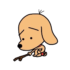 [LINEスタンプ] 陽気なダックス君