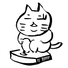 [LINEスタンプ] ダイエットにゃろみーた