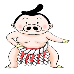 [LINEスタンプ] どすこい大相撲