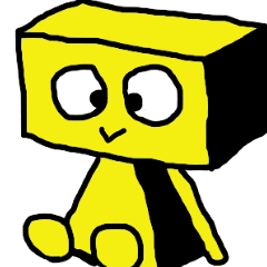 [LINEスタンプ] 黄ロボの画像（メイン）