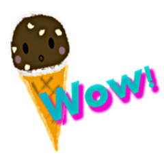 [LINEスタンプ] pretty ice cream