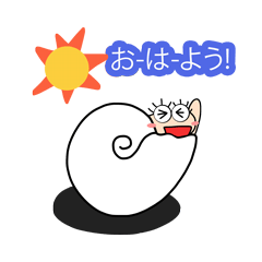 [LINEスタンプ] Hello Shelly (JPN)の画像（メイン）