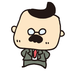 [LINEスタンプ] The father works in Japan