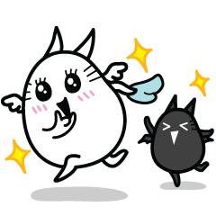 [LINEスタンプ] Noir Blancの画像（メイン）