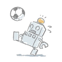 [LINEスタンプ] ロボ達 - サッカー＆野球編の画像（メイン）