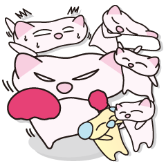 [LINEスタンプ] たるみん ねこ