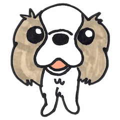 [LINEスタンプ] キャバリアのまるちゃん