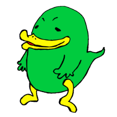[LINEスタンプ] ばけカモ