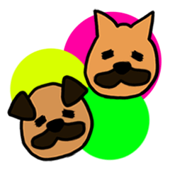 [LINEスタンプ] 雑種犬のぽっぷな日常