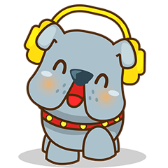 [LINEスタンプ] Bozzy, the funny and cute bulldog puppy