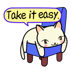 [LINEスタンプ] ねここちゃんとお友達 英語の画像（メイン）