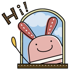 [LINEスタンプ] ウサッコロと仲間たち。の画像（メイン）