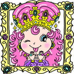 [LINEスタンプ] naughty little princess LAMYの画像（メイン）