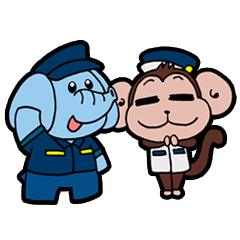 [LINEスタンプ] Urban Jungle Friends - daily - (en)