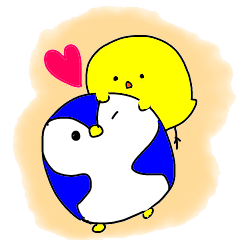 [LINEスタンプ] ペンペンとピヨピヨの画像（メイン）