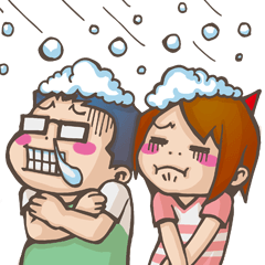 [LINEスタンプ] 私たちの毎日の少し奇妙の画像（メイン）