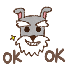 [LINEスタンプ] Schnauzer:Bubble！！