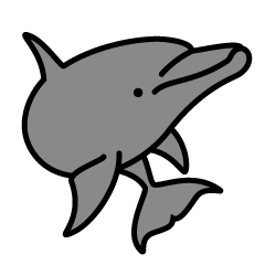 [LINEスタンプ] クジラとかイルカとかシャチとか