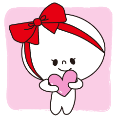 [LINEスタンプ] 白玉ちゃん☆1☆の画像（メイン）