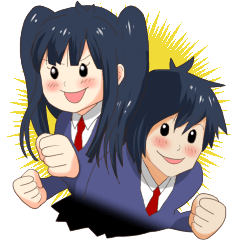 [LINEスタンプ] みかどとまつり