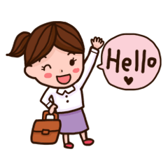 [LINEスタンプ] Time to Work！！の画像（メイン）