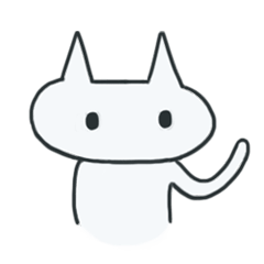 [LINEスタンプ] 無表情キャットの画像（メイン）
