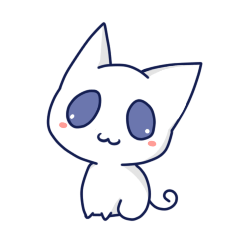[LINEスタンプ] シロネコももにゃん