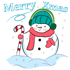 [LINEスタンプ] X'mas Holidayの画像（メイン）