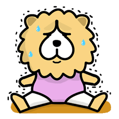 [LINEスタンプ] Chow Chow Owen