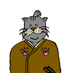 [LINEスタンプ] 流浪侍と愉快な仲間達