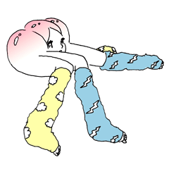 [LINEスタンプ] 顔ちゃん