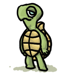 [LINEスタンプ] lazy turtuleの画像（メイン）