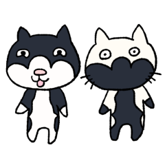 [LINEスタンプ] ブサ猫・ロマとマロシリーズ シーズン1