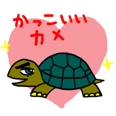 [LINEスタンプ] かっこいいカメと仲間たちの画像（メイン）