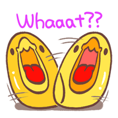 [LINEスタンプ] ひよこイズム・相槌うっとこ（英語版）