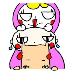 [LINEスタンプ] カピ子と奇妙な友人達 〜ある晴れた日〜