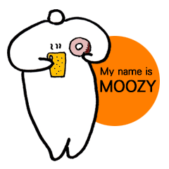 [LINEスタンプ] 毎日、Moozy