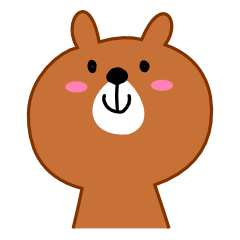 [LINEスタンプ] あいづちクマの画像（メイン）