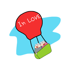 [LINEスタンプ] Shelly IN LOVEの画像（メイン）