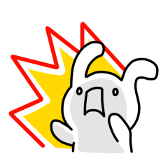 [LINEスタンプ] 腹黒うさぎ