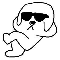 [LINEスタンプ] Dog