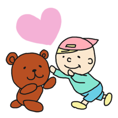 [LINEスタンプ] KENとTEDDY