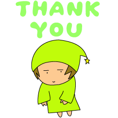 [LINEスタンプ] THANK YOU ありがとうの画像（メイン）