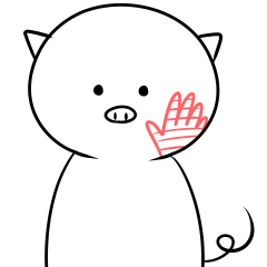 [LINEスタンプ] ぶたさんだよ