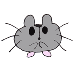 [LINEスタンプ] ふとっちょハムスターのくらし