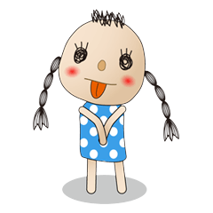 [LINEスタンプ] AYAちゃん