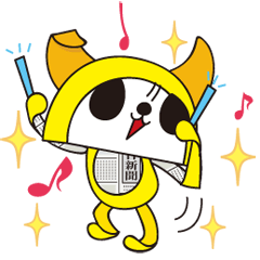 [LINEスタンプ] しんぶんのぶんしん パンキングの画像（メイン）