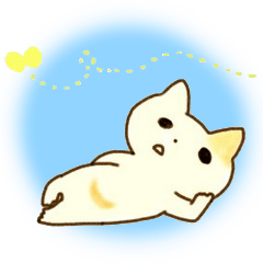 [LINEスタンプ] つきのわねこ