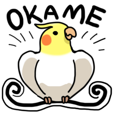 [LINEスタンプ] オカメインコっこ